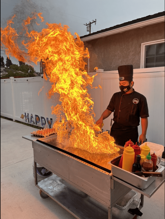 Hibachi Teppanyaki Catering Orange County Ventura County LA County Long Beach California